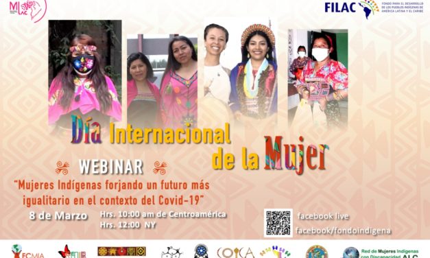 Webinar: “Mujeres Indígenas forjando un futuro más Igualitario en el contexto del Covid-19”